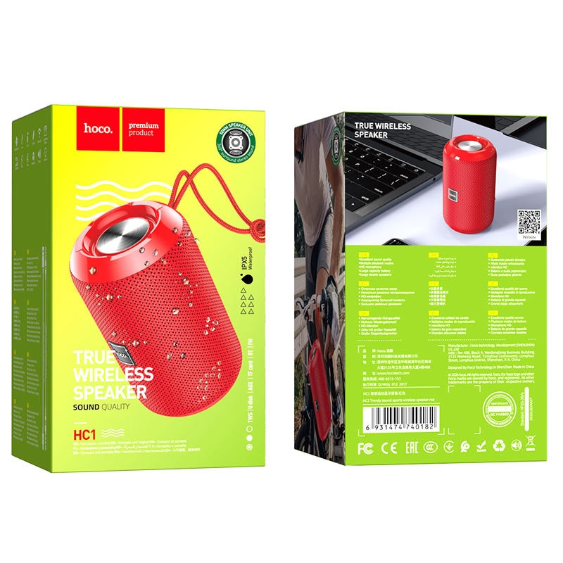 Hoco HC1 Trendy Sound BT V5.0 Wireless Bluetooth Speaker