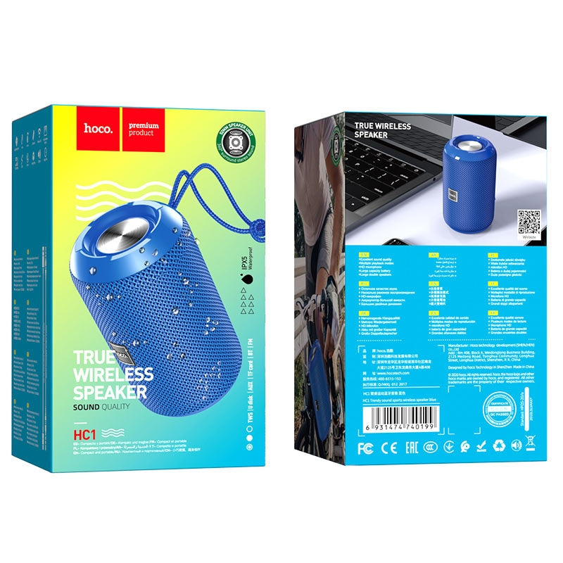 Hoco HC1 Trendy Sound BT V5.0 Wireless Bluetooth Speaker