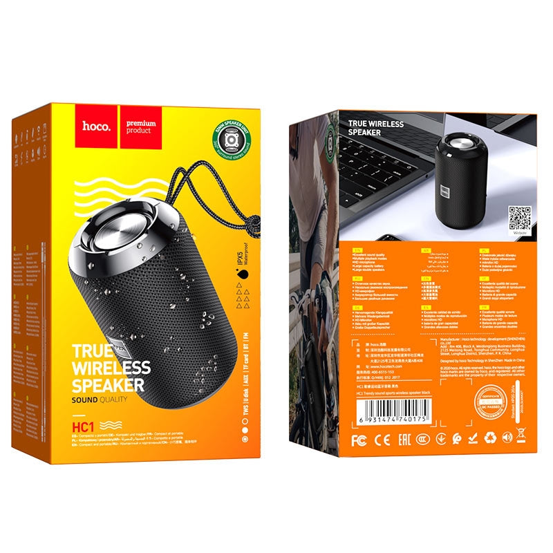 Hoco HC1 Trendy Sound BT V5.0 Wireless Bluetooth Speaker
