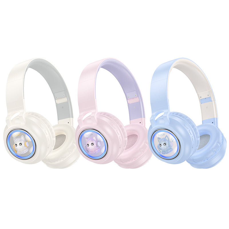 Hoco W50 RGB Light Kids BT Headphones