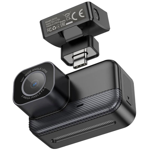 Hoco DV10 Mini 1.47'' Screen Dashcam 1080P Black