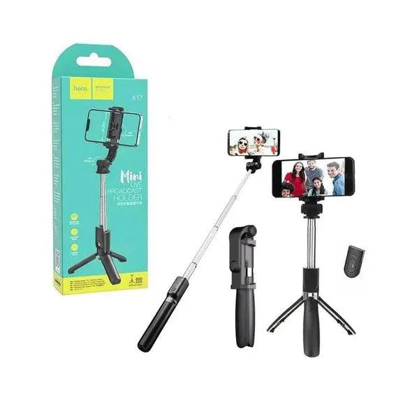 Hoco K17 Live Broadcast BT Control Tripod Selfie Stick