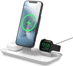 Mophie MFI 3in1 Wireless Magsafe Charger Stand White