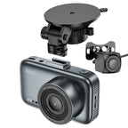 Hoco DV6 Driving & Rear Recording With Screen Dash Camera Black