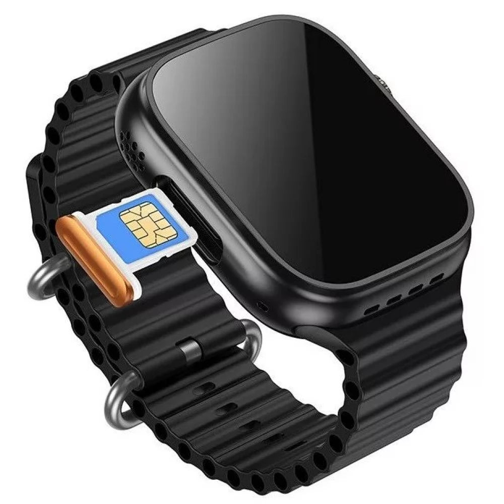 Hoco DYD01 4G Sim Card Smart Sport Watch Black
